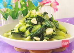 清炒上海青的做法图解11
