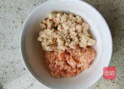 Illustration of how to make shrimp, tofu and egg custard (8 plus baby food supplements) 2