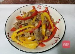 双色椒炒猪肉的做法图解12