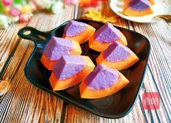 紫薯木瓜奶冻的做法图解1