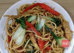 家常素炒面的做法图解9