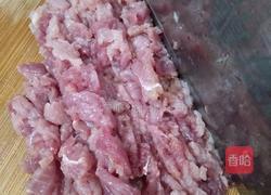 鲜蘑菇炒肉沫的做法图解1