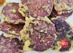 炸紫薯片的做法图解5