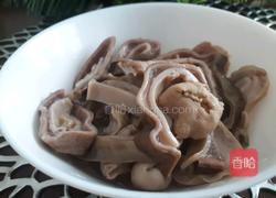 大蒜烧猪肚的做法图解4