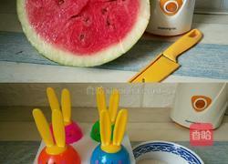 西瓜冰棒的做法图解1