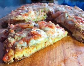 【新酮學(xué)報道】生酮低碳水免烤箱版仿海鮮披薩