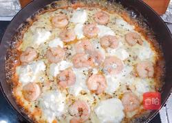 【新酮学报道】生酮低碳水免烤箱版仿海鲜披萨的做法图解19