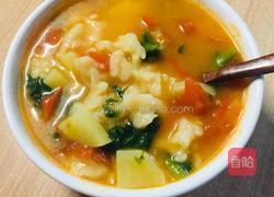 番茄土豆疙瘩汤的做法图解7