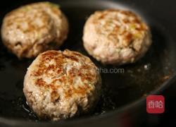 彩椒洋葱肉饼的做法图解5