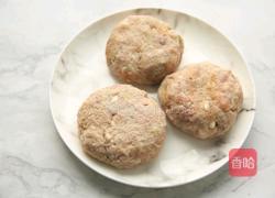 彩椒洋葱肉饼的做法图解4