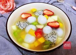 五彩水果小汤圆的做法图解11