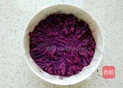 水果酸奶紫薯泥的做法图解3