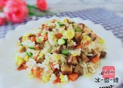 鹅肝肠炒饭的做法图解1