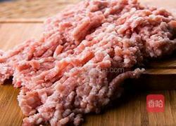 碧绿蒸肉丸的做法图解1