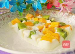 芒果猕猴桃牛奶糕的做法图解18