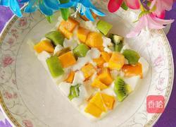 芒果猕猴桃牛奶糕的做法图解16