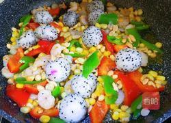 火龙果虾球的做法图解10