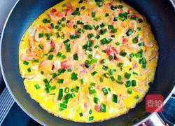 小河虾鸡蛋饼的做法图解7