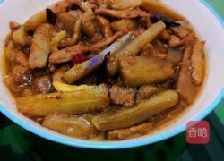 茄子炒肉的做法图解6