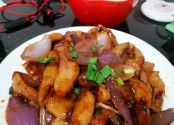 洋葱炒肉条