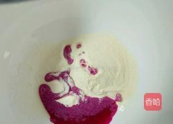 红心火龙果溶豆的做法图解3