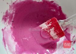 红心火龙果溶豆的做法图解4