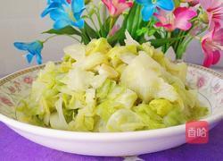 清炒莲花白的做法图解12