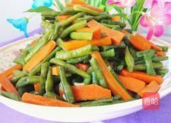 胡萝卜炒豆角的做法图解13