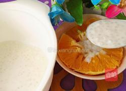 橙子奶香西米露的做法图解9