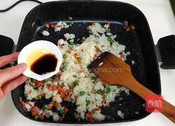 鲜虾菠萝炒饭的做法图解8