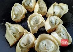 韭菜肉煎馄饨的做法图解6