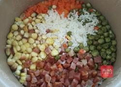 电饭煲腊味什锦饭的做法图解7