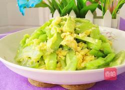 苦瓜炒鸡蛋的做法图解11