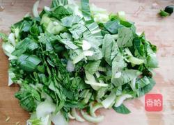 黄瓜青菜蛋炒饭的做法图解3