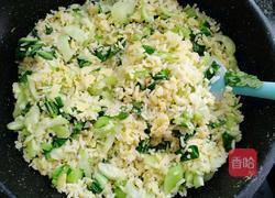 黄瓜青菜蛋炒饭的做法图解11