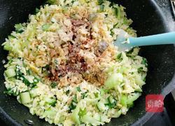 黄瓜青菜蛋炒饭的做法图解13