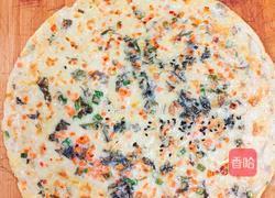 红萝卜紫菜煎饼的做法图解9