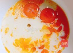 蜂蜜味香葱肉松蛋糕卷(卡仕达酱)的做法图解3