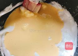 蜂蜜味香葱肉松蛋糕卷(卡仕达酱)的做法图解8