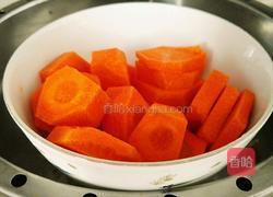 胡萝卜营养米糊的做法图解3
