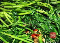 椒丝腐乳炒通菜的做法图解5