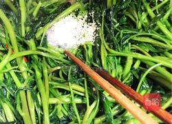 椒丝腐乳炒通菜的做法图解6