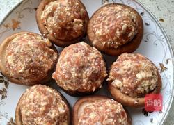 香菇酿肉的做法图解3