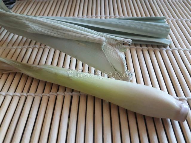 斑斓叶香茅洗净