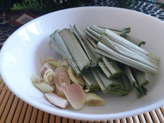 分别切段