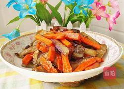茄子炒胡萝卜的做法图解15