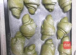 抹茶羊角面包的做法图解21