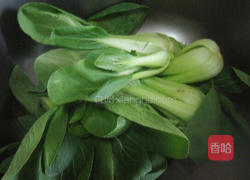 香菇油菜的做法图解1