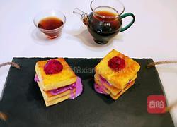 爆浆火龙果吐司的做法图解8