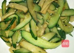 鱼饼炒青瓜的做法图解9